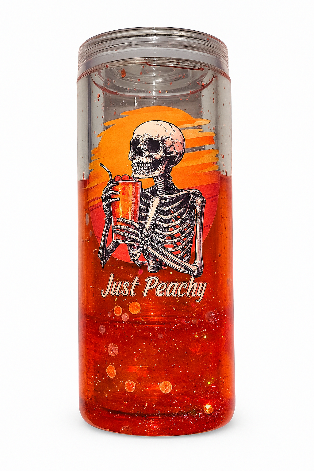 Just Peachy Skeleton Lava Cup