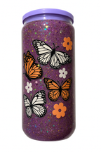 Mama Purple Glitter Snow Globe Cup