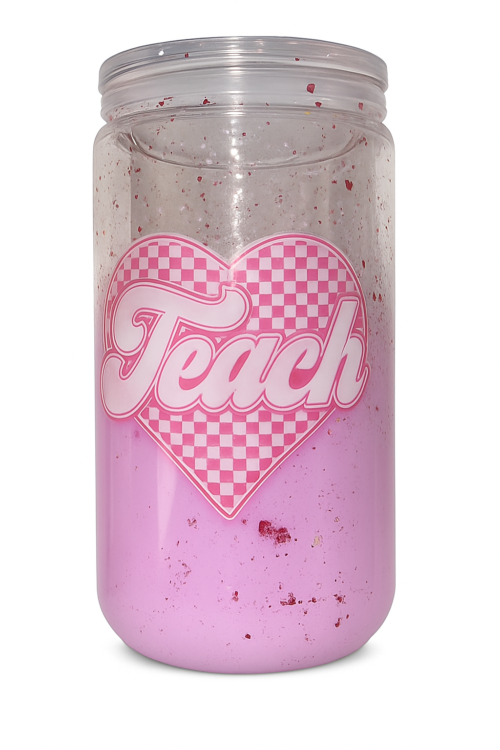 Teach Pink Heart Lava Cup