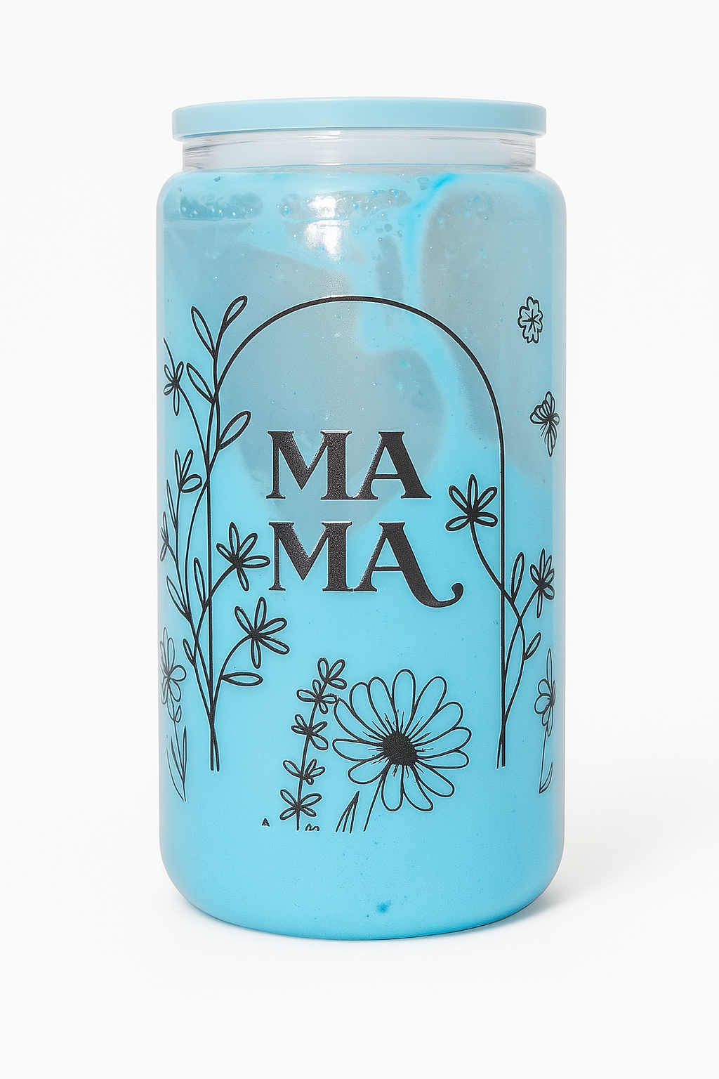 Blue Flower Mama Lava Tumbler